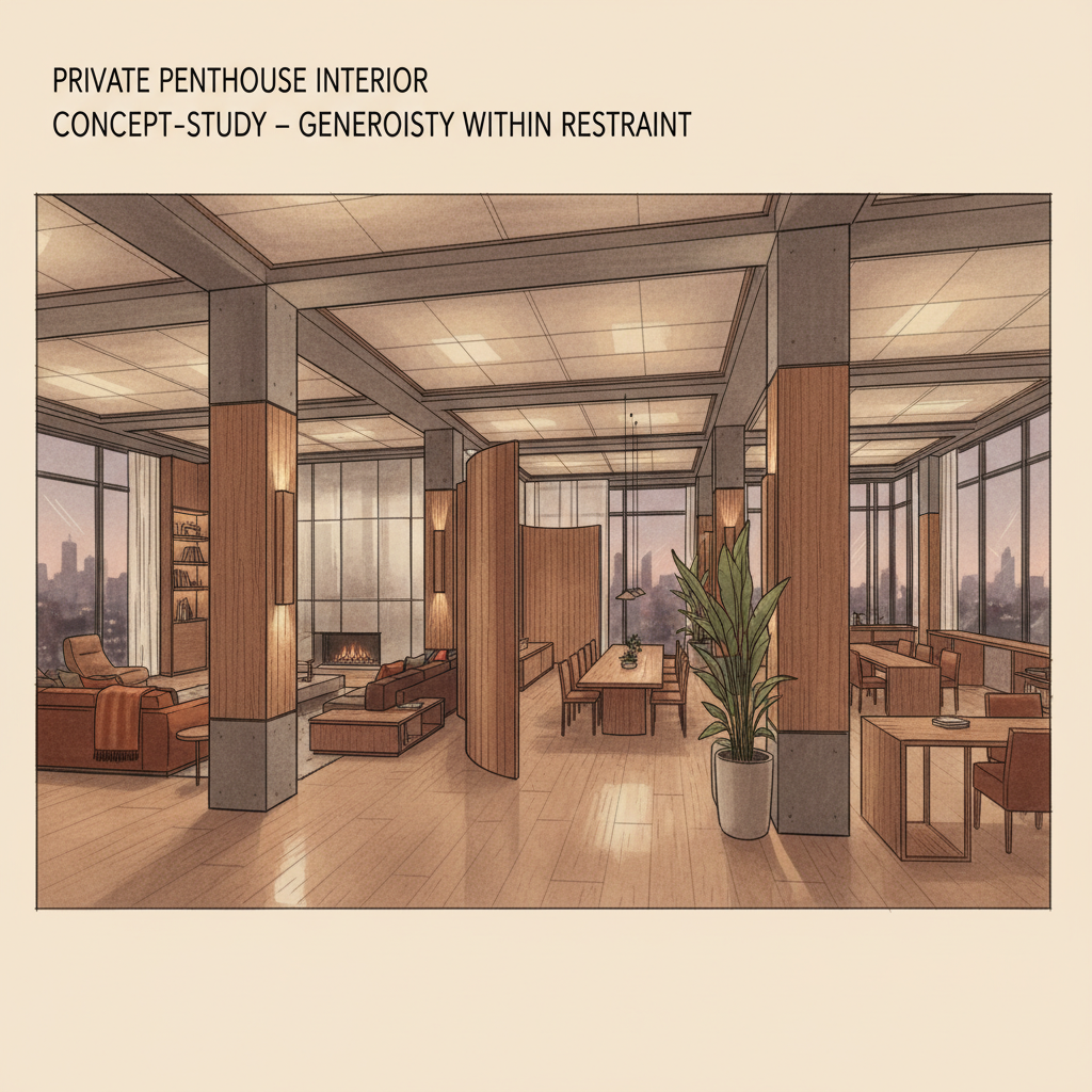 reference for Private Penthouse Interior